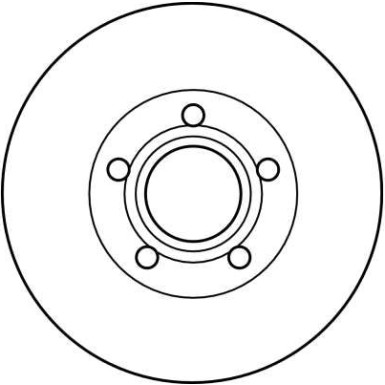 Bremsscheibe Volvo P. S60/S80/V | DF4238