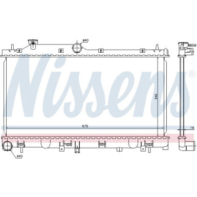 Wasserkühler PKW | SUBARU LEGACY 2.0-2.5 09 | 67719