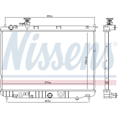 Wasserkühler PKW | Kia Carens 02 | 66776