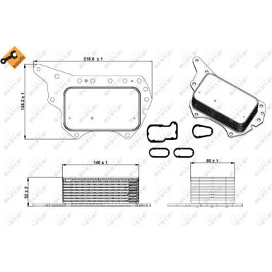 Ölkühler, Motor“L | 31337