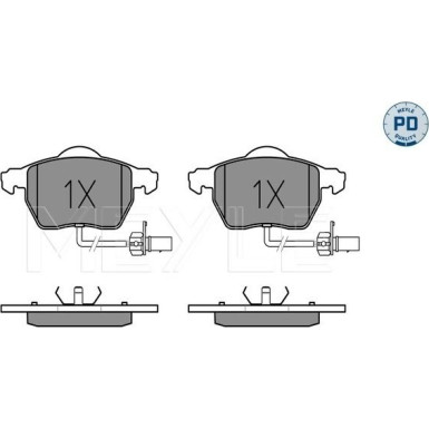 Bremsbelagsatz Vw P. A6 01/97 | 025 230 1820/PD