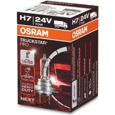 H7 Osram | 24V 70W PX26D | H7 Truckstar Pro | 64215TSP