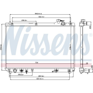 Wasserkühler PKW | LEXUS RX300 AUT 00-03 | 64659