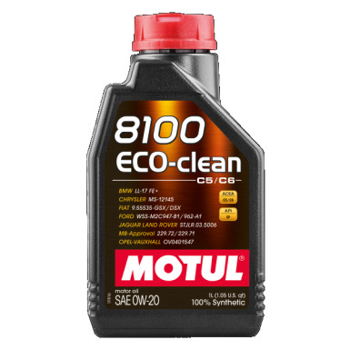 Motul 8100 ECO-clean 0W-20 C5/C6 1 Liter | 108813