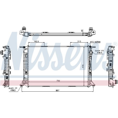 Wasserkühler PKW | AUDI A4 4.2-V8 07 | 60319