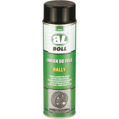 Boll Lack für Fahrzeugfelgen Rally schwarz glänzend Spray 500ml | 0010134