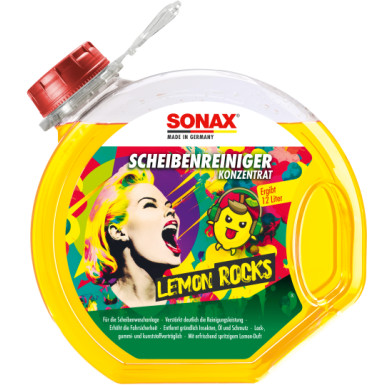 SONAX | Scheibenreiniger Konzentrat Lemon Rocks 3L | 01604000