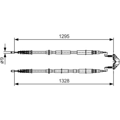 Handbremsseil | CHEVROLET,OPEL | 1987477908