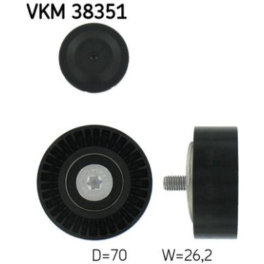 Spannrolle Nebentrieb | BMW | VKM 38351