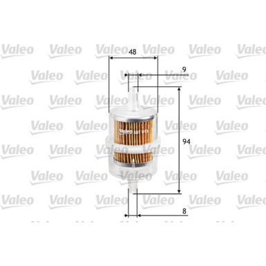 VALEO Kraftstofffilter | 587013