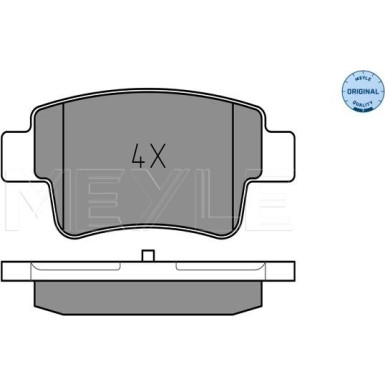 Bremsbelagsatz Fiat T. Grande Punto/Evo 05- Mit Sensor | 025 243 4917/W