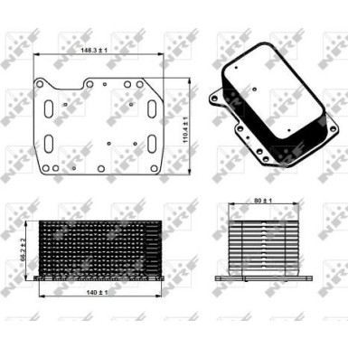 Ölkühler, Motor“L | 31334