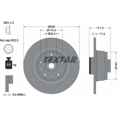 Bremsscheibe | 92309003