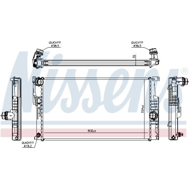 Wasserkühler PKW | BMW 3 F30 11 | 60815