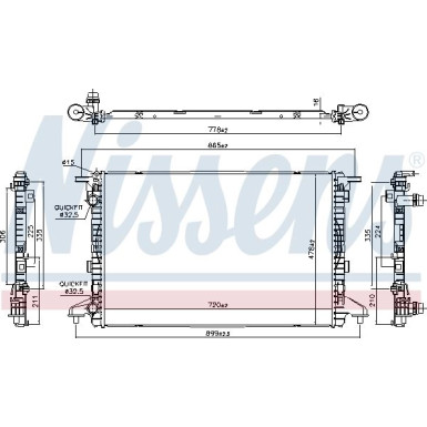 Wasserkühler PKW | Audi A4 15 | 606463