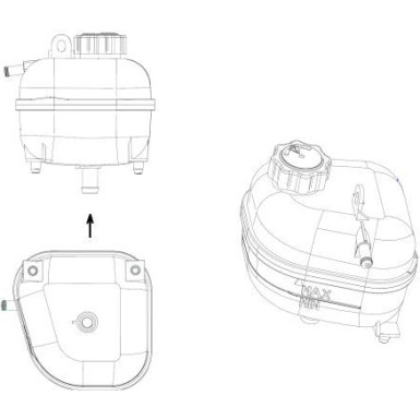 Ausgleichsbehälter, Kühlmittel | 454041