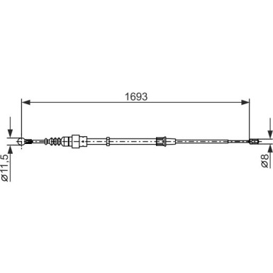 Handbremsseil li/re | AUDI,SEAT,SKODA,VW | 1987477698