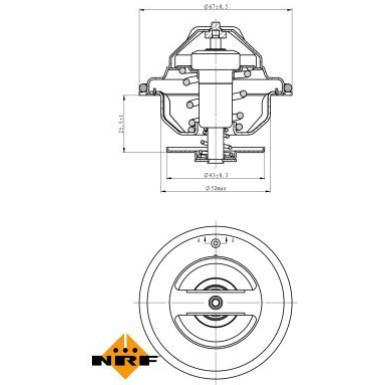 Thermostat, Kühlmittel | 725067