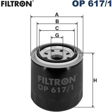 FILTRON Ölfilter | OP 617/1