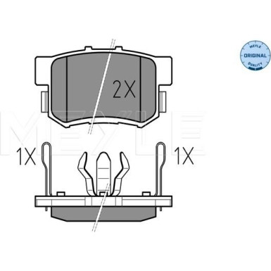 Bremsbelagsatz Honda T. Crv 02-06 Mit Sensor | 025 242 3114/W