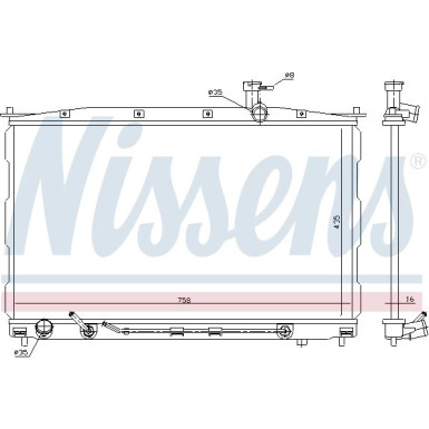 Wasserkühler PKW | HYUNDAI SANTA-FE D AUT 06 | 67505