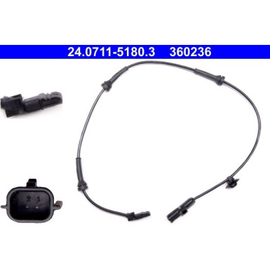 ATE ABS Sensor | 24.0711-5180.3