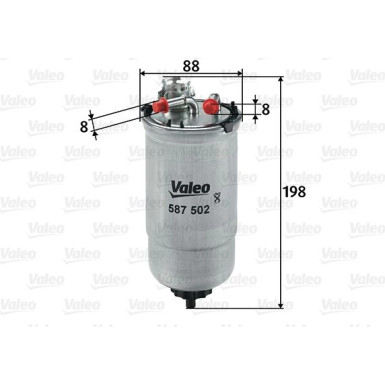 VALEO Kraftstofffilter | 587502