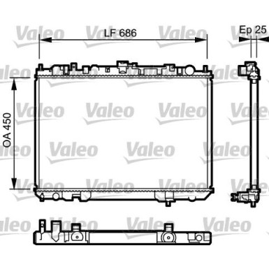 VALEO Motorkühler | 735081