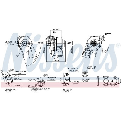 Nissens Turbo | CITROEN,FORD,PEUGEOT,MAZDA 99 | 93037