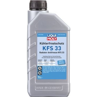 Liqui Moly Kühlerfrostschutz KFS 33 1 l | 21130 | 1 Liter, Kanister Kunststoff