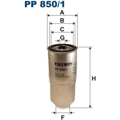 FILTRON Kraftstofffilter | PP850/1