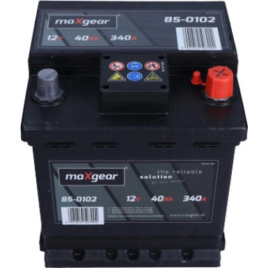 Maxgear Autobatterie 12V 40Ah/340A L- 175X175X190 L/Breite/Höhe | 540406034 D722