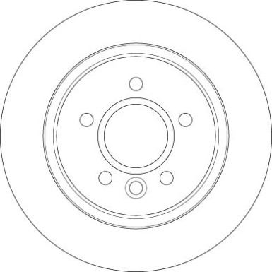 76 482 023 Bremsscheibe HA | VOLVO V40 12 | DF6535