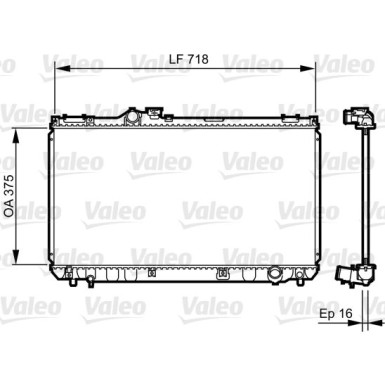 VALEO Motorkühler | 734498