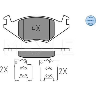 Bremsbelagsatz Vw P. Golf/Polo Sy | 252088917