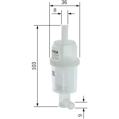 Kraftstofffilter | MERCEDES,SSANGYONG,DAEWOO | 0 450 904 077