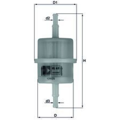 KNECHT Kraftstofffilter | KL 63 OF