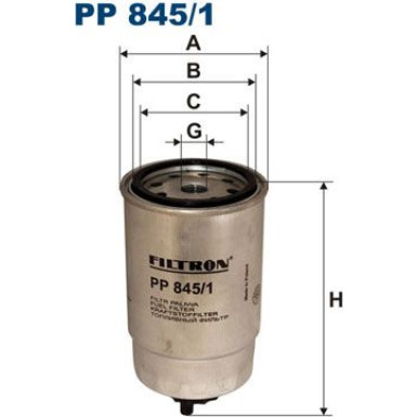 FILTRON Kraftstofffilter | PP 845/1