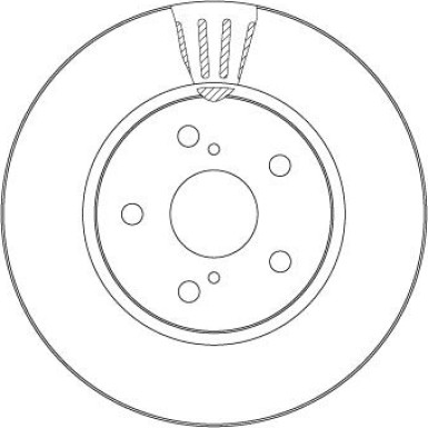 Bremsscheibe | TOYOTA C-HR,Corolla 16 | DF6986S