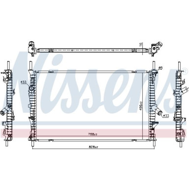 Wasserkühler PKW | Ford Transit 12 | 66861