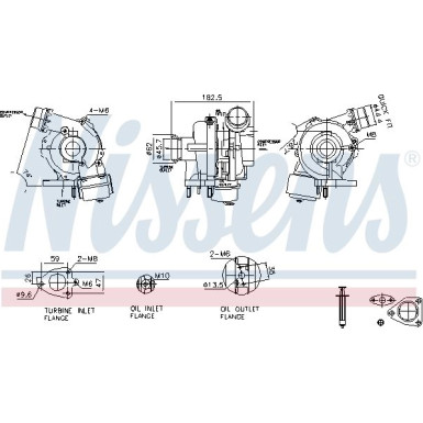 Nissens Turbo | DACIA,NISSAN,RENAULT,MERCEDES 10 | 93450