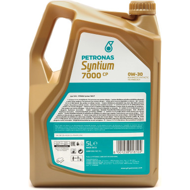 PETRONAS Syntium 7000 CP 0W-30 | 5 Liter | 70701M12EU