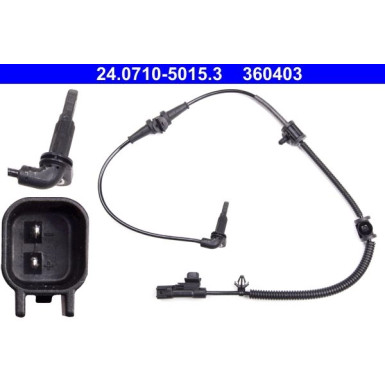 ATE ABS Sensor | 24.0710-5015.3