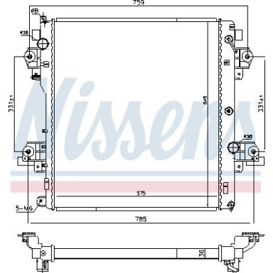 Wasserkühler PKW | TOYOTA Land Cruiser 3.0 AUT 09 | 646824