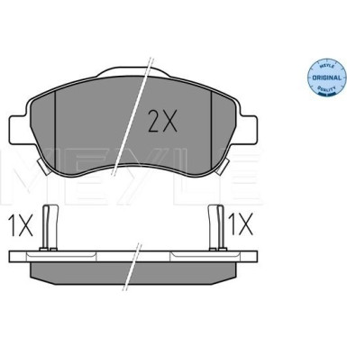 Bremsbelagsatz Honda P. Cr-V 06- Mit Sensor | 025 246 3819/W