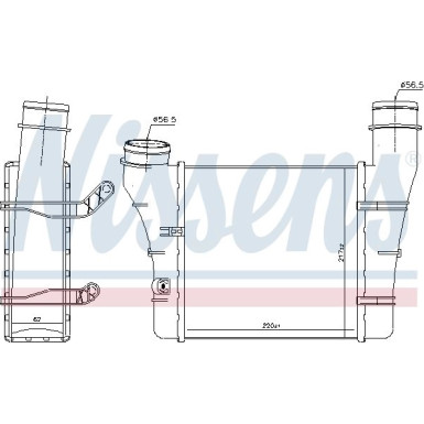 Ladeluftkühler PKW | AUDI A4/A6 97 | 96707