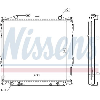 Wasserkühler PKW | TOYOTA Land Cruiser AUT 96 | 647551