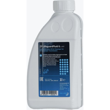 ZF LifeguardfluidÖl 6.1 Atf 1L | 5961.308.623