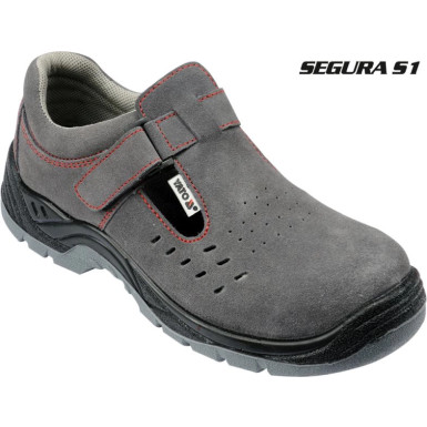 Sicherheitshalbschuh Segura S1 Gr÷ße 40 Veloursleder | YT-80464