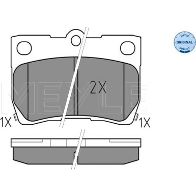 Bremsbelagsatz Lexus T. Gs 300/430 05- Mit Sensor | 025 243 2315/W